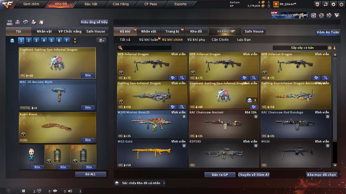 shop acc cf uy tin gia re